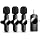 Mini Microphone for iPhone Android, 3 Wireless Lavalier Microphones