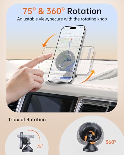 MagSafe Car Mount — Strong Magnetic 360° Rotating Holder - Image 3
