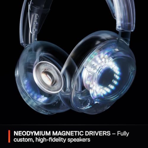 SteelSeries Arctis Nova 5P Wireless Multi-System Gaming Headset — White — Neodymium Magnetic Drivers — 100+ Audio Presets — 60 HR Battery — 2.4GHz or BT — Gen2.X Mic — PS5, PS4, PC, Switch, Mobile