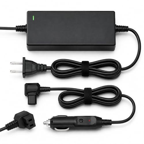 AC/DC Car Refrigerator Power Cord Kit, 14.5V AC Adapter and 12V/24V DC Cigarette Lighter Plug Compatible with Alpicool Bodega Euhomy BougeRV ICECO Setpower ARB Portable Fridge Freezer