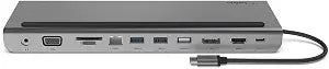 Belkin USB C Hub, 11-in-1 Multi-Port Laptop Dock with 4K HDMI, DP, VGA, USB C Docking Station with 100W Power Delivery, USB A, Gigabit Ethernet, SD, MicroSD, 3.5mm Port For MacBook Pro, Air and More
