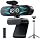 EMEET C60E Dual 4K Webcam for Streaming with Tripod, Wide-Angle & Telephoto