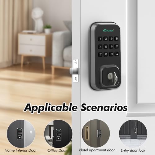 Keyless Entry Door Lock, Smart Lock for Front Door w - Image 4