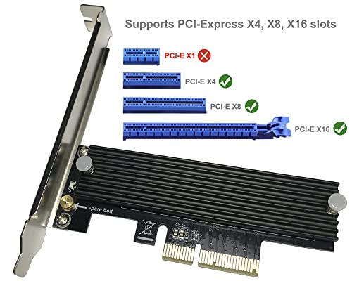M.2 NVME to PCIe 3.0/4.0 x4 Adapter