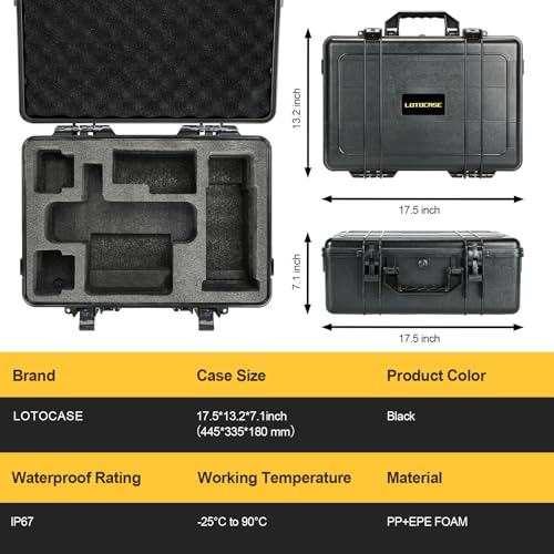 Hard Case for Dewalt Router - Tool Bag for Cordless Woodworking Router Tool