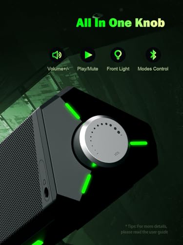 Bluedee Computer Speakers for Desktop PC, Bluetooth AUX Computer Sound Bar