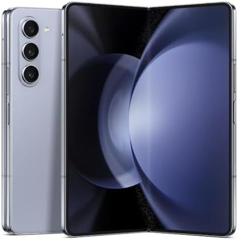 SAMSUNG Galaxy Z Fold 5, AT&T (Renewed) (ICY Blue, 512GB)
