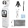 4K Handheld Pocket Camera with Face Tracking Rotating Lens, Vlogging Camera