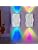 LED Wall Mounted Lights Battery Operated Wall Lamp 2 Pcs with Motion Sensor 1500mAh Rechargeable Wall Lights, Up/Down Lighting Design, Cordless Light for Bedroom Living Room Hallway Decor (white)