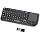 Mini Keyboard with touchpad, mini Bluetooth Keyboard, 2.4G Ultra-Thin Handheld Wireless Portable Keyboard, Suitable for PCs/Tablets/TVs/Smartphones, Ideal for Travel