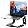 BESIGN LS03 Aluminum Laptop Stand, Ergonomic Detachable Computer Stand, Notebook Riser, Laptop Mount Compatible with Air, Pro, Dell, HP, Lenovo More 10-15.6" Laptops, Black