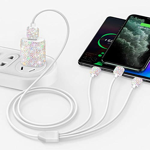 Bling Phone Charger,USB Charger Block,2-Port Plug Adapter,USB Wall Charger - Image 4