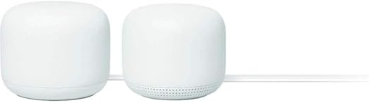 Google Nest Wifi - Home Wi-Fi System - Wi-Fi Extender - Mesh Router for Wireless Internet - 2 Pack