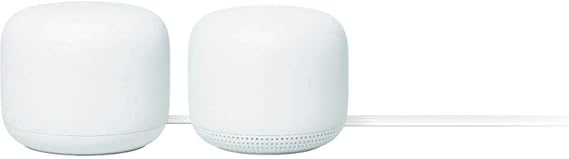 Google Nest Wifi - Home Wi-Fi System - Wi-Fi Extender - Mesh Router for Wireless Internet - 2 Pack