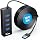 10FT 4‑Port USB 3.0 Hub Long Cable, 5Gbps High Speed USB Extender with USB‑C Power in Port (5V/2A), USB Extension Cable Multiport Adapter for PC, Laptop, Desktop, Keyboard, Mouse, Flash Drive