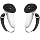 AMVR Controller Grips Compatible with Meta/Oculus Quest 3/Quest 3S, Silicone Accessories Non-Slip Handle Cover, Adjustable Soft Hand Strap Fits Small and Medium Hands (Not Fit Official Charging Dock Battery)