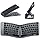 MoKo Ergonomic Foldable Keyboard, Split Portable Folding Bluetooth Keyboard