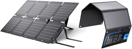 BigBlue 28W Solar Panel Charger with Dual USB and BigBlue 60W Solar Panels with Tripe Outputs