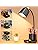 LED Desk Lamp for Dorm 2 USB Ports, Dorm Room Essentials, Small Table Lamp for Home Office, College Dorm Room Gifts, Gooseneck Desk Light with Charger Storage Box for Study, Reading, Craft, Work, Task