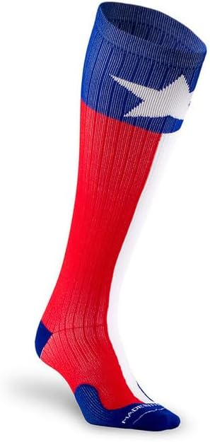 PRO Compression Running Marathon Socks - Calf-Length Travel and Sports Compression Socks for Foot and Ankle Support, Unisex