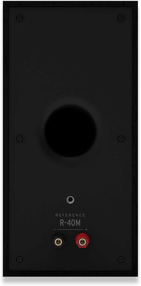 Klipsch Reference Next-Generation R-40M Horn-Loaded Bookshelf Speakers with 4” Spun-Copper Woofers for Best-in-Class Home Theater Sound in Black