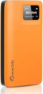RoamWiFi Mobile Hotspot Pocket WiFi, Portable WiFi No SIM Card Needed, MiFi