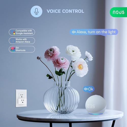 Zigbee Smart Plug, Energy Monitoring, 𝗭𝗶𝗴𝗯𝗲𝗲 𝗛𝘂𝗯 Required, ETL Certified, Compatible with Alexa, Google Home, Home Assistant, SmartThings, Remote App Control, Smart Outlet, 2 Pack