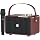 Portable Bluetooth Speaker 240W Peak Power Wireless Speaker Loud (Burgundy)