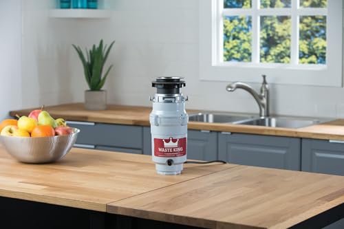 Moen L-1001 Waste King 1/2 HP Garbage Disposal with Power Cord