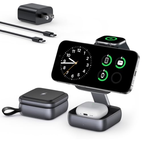UEQ 3 in 1 Wireless Charging Station for Apple Devic | Wireless Charge - Image 2