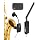 UHF Wireless Saxophone Instrument Microphone System 196ft Range