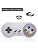 2 Pack Wireless USB SNES Controller for Windows PC, macOS(Multi-Color Keys)
