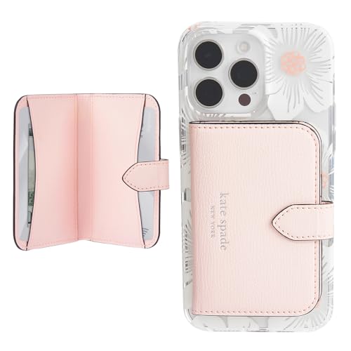 Magnetic Card Holder Wallet — Chalk Pink, Holds 4 Cards - Image 2