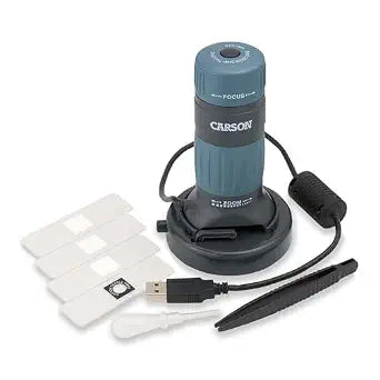 Carson zPix 300 Zoom 90x-480x Power USB Digital Microscope with Integrated Camera and Video Capture (MM-940)