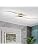 28W Gold Linear Ceiling Light Gold Modern LED Ceiling Light Fixture 6000K Aluminum 39.37Inch Long Ceiling Lamp for Hallway, Kitchen, Bedroom, Dining Room