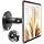 monTEK Anti-Theft Tablet Wall Mount Kiosk, Security Lock, Frameless, Black