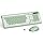 Wireless Keyboard and Mouse Combo Silent for Office and Home(Avocado Green)