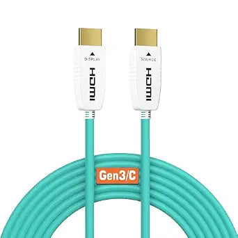 RUIPRO 8K Fiber Optic HDMI 2.1 Cable, 48Gbps, 8K60, 4K120, HDR, eARC, 6FT - Image 1