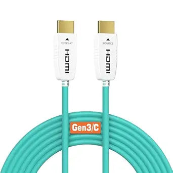 RUIPRO 8K Fiber Optic HDMI 2.1 Cable, 48Gbps, 8K60, 4K120, HDR, eARC, 40FT