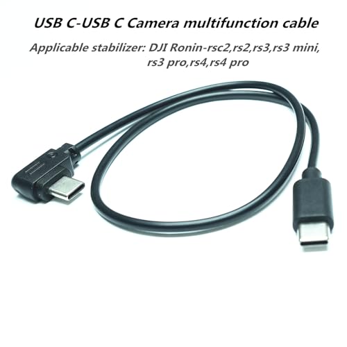 USB C cable For DJi Stabilizer Ronin Multi-function camera control type c- type c usb Multifunctional connection cable shutter release connection cable for sony/canon/nikon/fuji (USB-C 35cm)