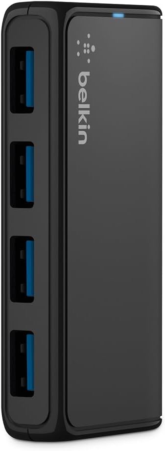 Belkin USB 3.0 4-Port SuperSpeed Hub for Laptop & PC