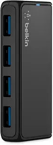 Belkin USB 3.0 4-Port SuperSpeed Hub for Laptop & PC