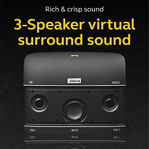 Jabra 100-46000000-02 Freeway Bluetooth in-Car Speakerphone (U.S. Retail Packaging)