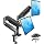 MOUNTUP Dual Monitor Stand for Desk, Monitor Arms for 2 Monitors 32 27 24 22 Inches, Height Adjustable Double Monitor Mount, VESA Mount with C-Clamp & Grommet Base, Holds 4.4-17.6lbs