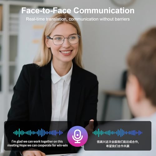 AI Translation Glasses with Bluetooth, 165+ Language | Audio Accessori - Image 5