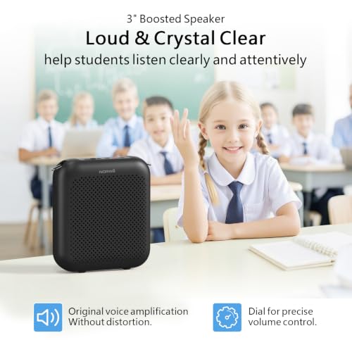 Norwii Voice Amplifiers for Teacher with Headset Microphone and Speaker