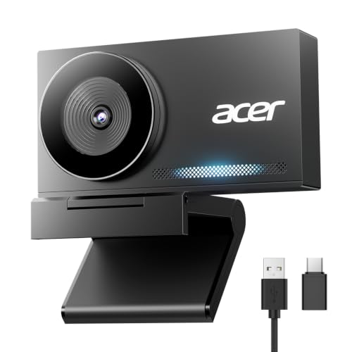 Acer 4K Webcam for PC/Mac with All-Metal Unibody Scu | Computer Access - Image 2
