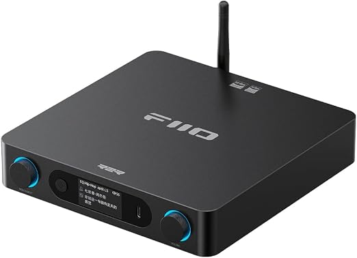 FiiO BR15 R2R High-Resolution Bluetooth 6.0 Audio Receiver with QCC5181, aptX Lossless & LDAC, 24-Bit R2R DAC, USB/Optical/Coaxial Input, RCA/XLR Output, Wireless HiFi Upgrade for Home Audio (Black)