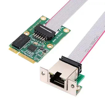 2500Mbps 2.5Gbps to Mini PCI-E PCI Express GBE Gigabit 1000Mbps Ethernet Network LAN Cable Adapter for Desktop Motherboard