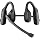 Air Conduction Open Ear Headphones with Mic, AI Noise Cancelling Bluetooth Headset, Dual Connect Wireless Headphones with Mute Button, 32g Lightweight for Work, Driving, Workout, Calls Black